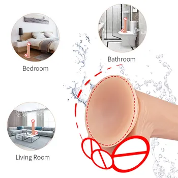 Soft Dildo, Strap-On penis Adjustable Strapon dildo realistic Sex toys for Lesbian women Couples suction cup dildo Pants 5