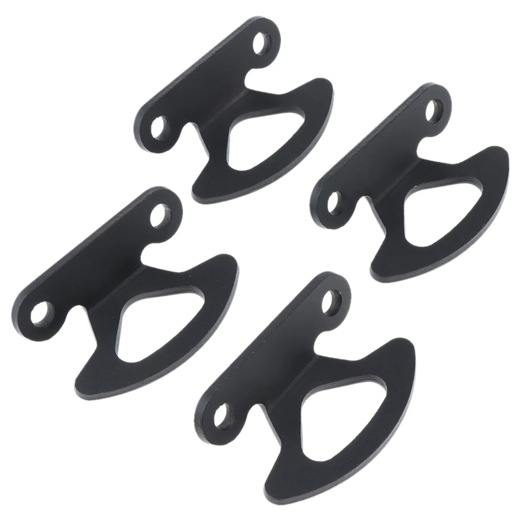 Truck Bed Inner Tie Down Hooks Black Metal For Ford F150 (4 Pcs)