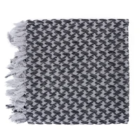 110*110 арабский шарф Keffiyeh Shemagh, пустынный арабский квадратный шарф с кисточкой для охоты, уличный военный походный армейский шарф для мужчин и женщин — изображение 5