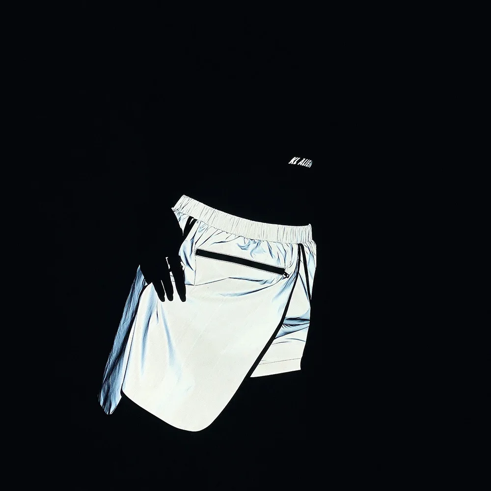 ArtSu Harajuku рубашка черная футболка черепаха шеи Женская футболка с длинным рукавом сексуальные полые Светоотражающие Топы уличная ASTS21136