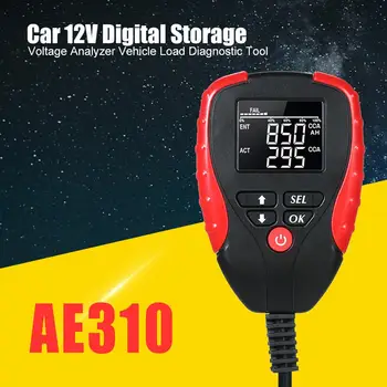 

12V Digital Car Battery Tester Automotive LCD Display Backlight Voltage Battery Load Analyzer
