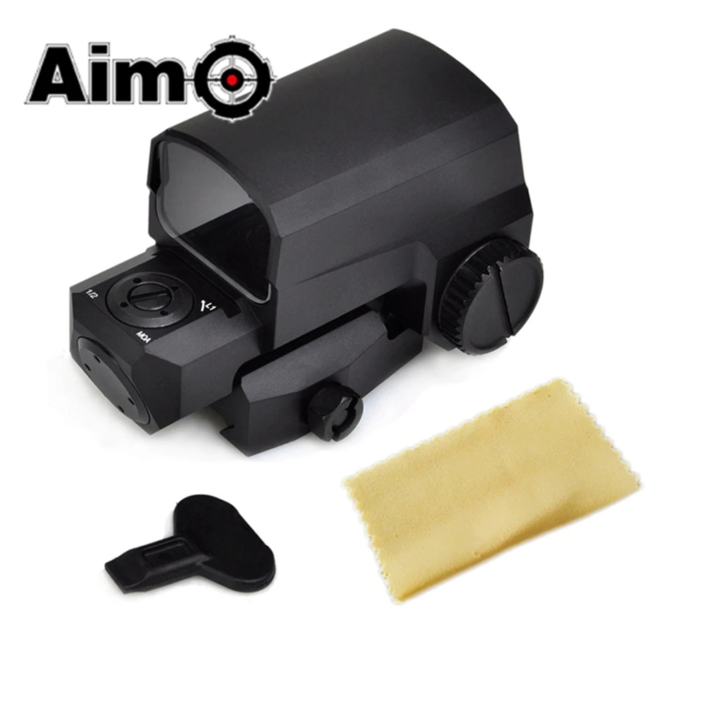 

Aim-O Tactical Riflescope Holographic LCO Red/Green Dot Sight Scope Airsoft Colimador Telescope AO6001 Kolimator Hunting Optics