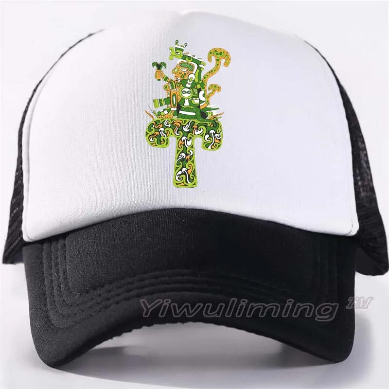 Новый бренд Aztec волшебный гриб бейсболки женские мужские Snapback сетчатая шапка