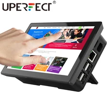 UPERFECT UPi06 raspberry Pi 7 Cal ekran dotykowy z przypadku przenośny Monitor 10 punkt, pionowy, obrót wyświetlacz LCD ekran
