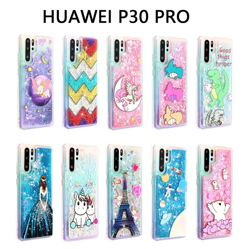 Чехол с жидким зыбучим песком для Huawei P20 P30 Honor 8a 7a 10 Lite Pro Y6 Y9 Nova 5i защитный чехол