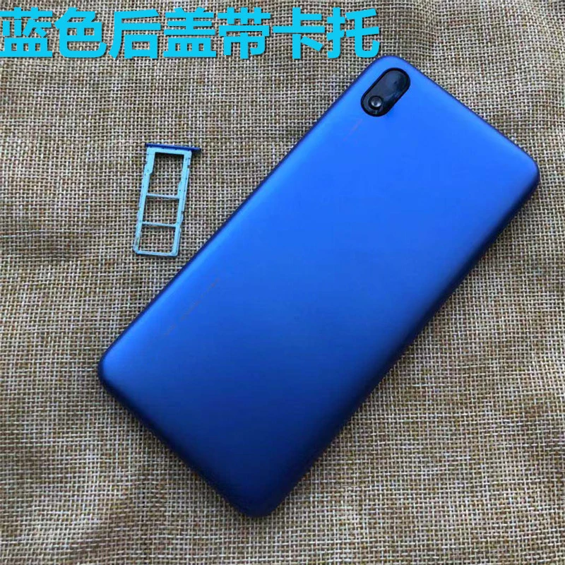 Для Xiaomi Redmi 7A задняя крышка аккумулятора задняя крышка корпуса задняя крышка камеры стеклянная линза Боковая клавиша запасные части