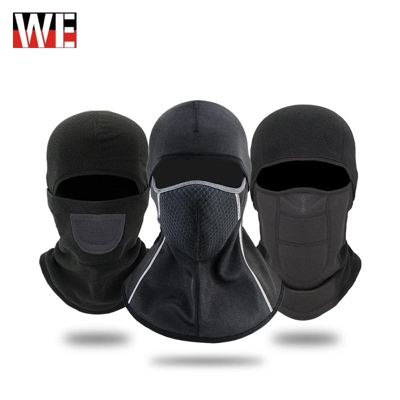 

WOSAWE Motorcycle Face Mask Headwear Autumn Winter Thermal Fleece Face Shield Mask Moto Balaclava Windproof Cycling Ski Scarf
