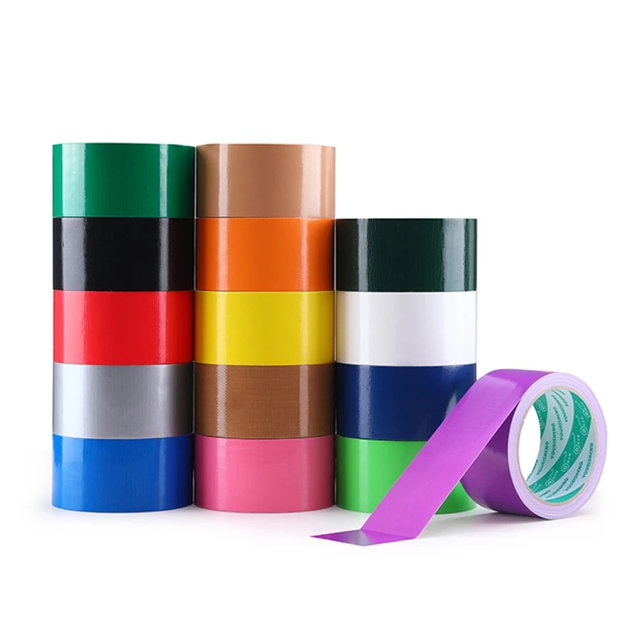 10Mm 15Mm 20Mm Waterdichte Sticky Lijm Doek 1Rolls Craft Reparatie Rood Blauw Bruin groen Zilverachtig 13 Kleuren 10M|Tape| AliExpress