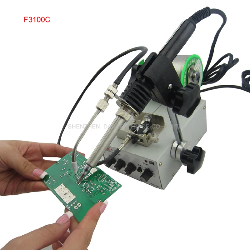 

1pcs Automatic tin feeding machine constant temperature soldering iron Teclast iron F3100C multi-function foot soldering machine