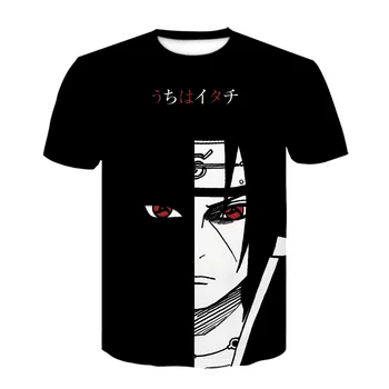 

Hot Sale Naruto Uchiha Sasuke Print Funny Graphic Anime T Shirts Men/women Summer Harajuku Mens Streetwear Casual black Shirt