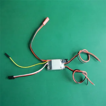 

Brushed ESC 12AX2 Unidirectional ESC Differential Speed Controller for RC Speedboats Mini Airplane Model Accessories