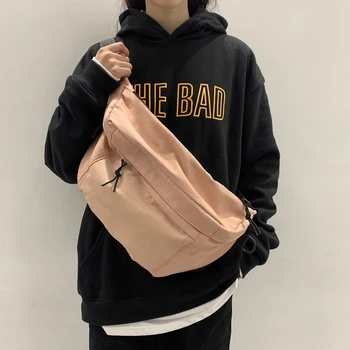 

Large Capacity Storage Waist Bag Canvas Fanny Pack For Men And Women Big Blet Bag Multi-Functional Chest Bags Banana Packs #30