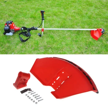 

Kits Protection Cover Trimmer Plastic Red 26cm Guard Brushcutter SHIELD Accessories With Blade Grass