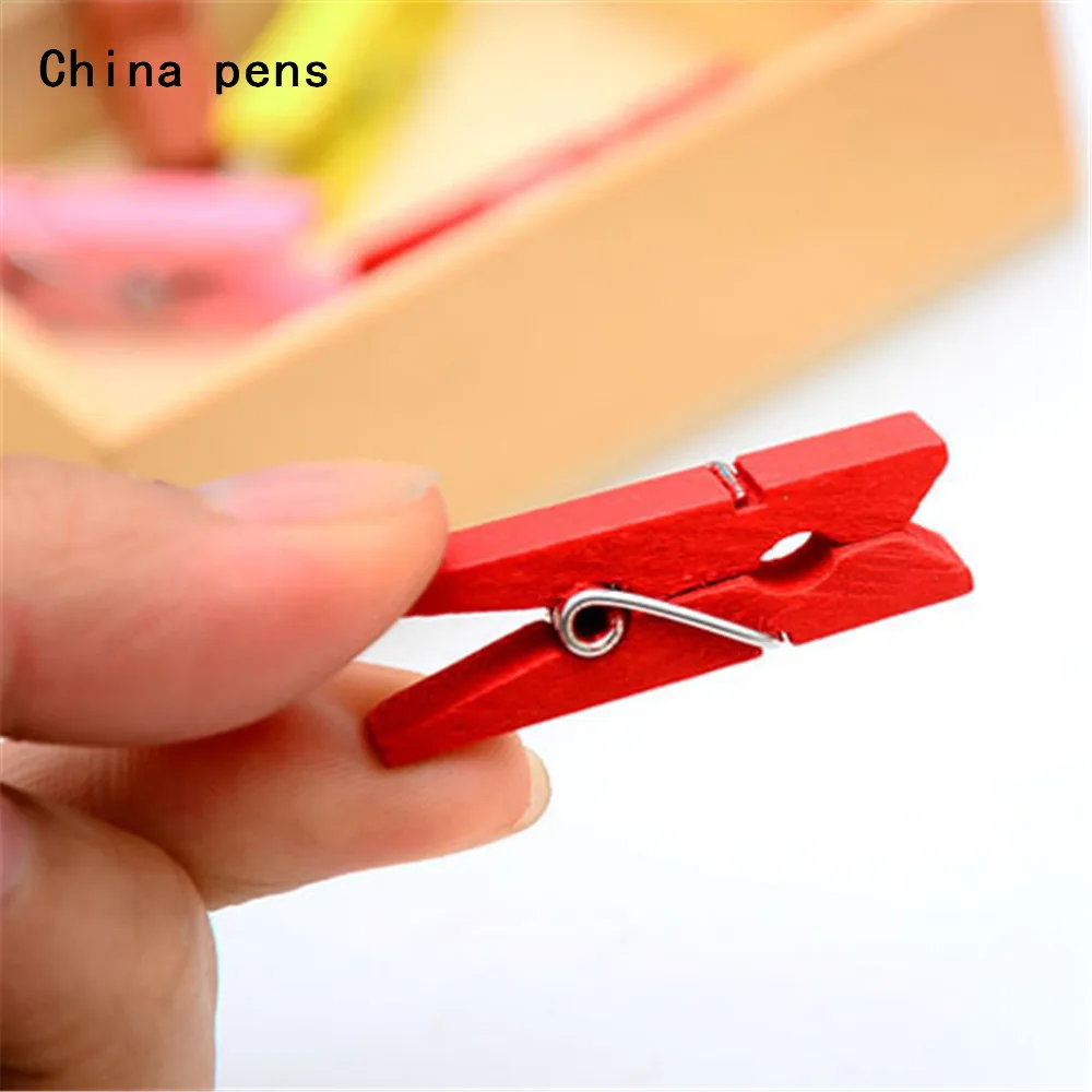 Wooden Clips 25mm-72mm For Photo Clips Clothespin Craft Decoration
