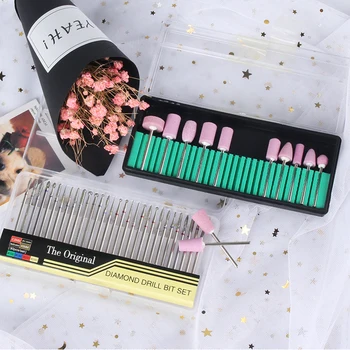 

New Thick and Durable Nail Polishing Head Set Quartz Set Special Nail Polishing Tools for Electric Grinding Machine TY