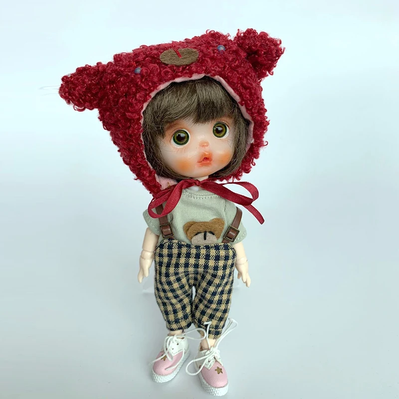 Ob11 детская шапка ручной работы BJD holala Molly egg GSC медведь животное шляпа кукла аксессуары
