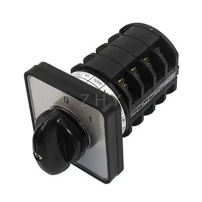 

AC 660V 10Amp Latching 16 Terminals 2 Position Cam Combination Changeover Switch