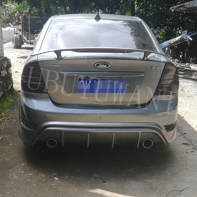 

Universal For Ford Focus Spoiler 2005-2013 High Quality ABS Material Car Rear Wing Primer Trunk Spoiler Sport