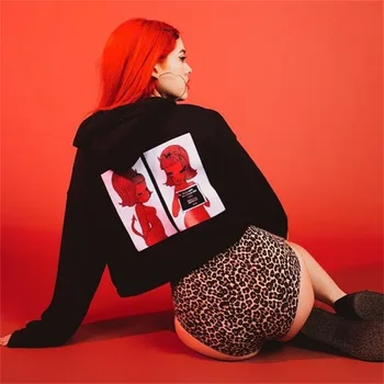 

93461 Hip Hop Skateboarding Girls Fall Hat Wear Women Loose Lazy Wind Korea Ins Printed Hat Jacket