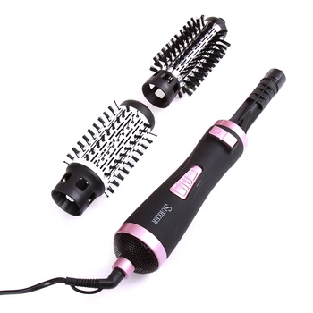 

Curling Iron Roll 2 In 1 Styling Brush Rotating Brush Hot Air Styler Combs Hair Dryer Blow With Nozzles 2 Speed & 3 Heat Setting
