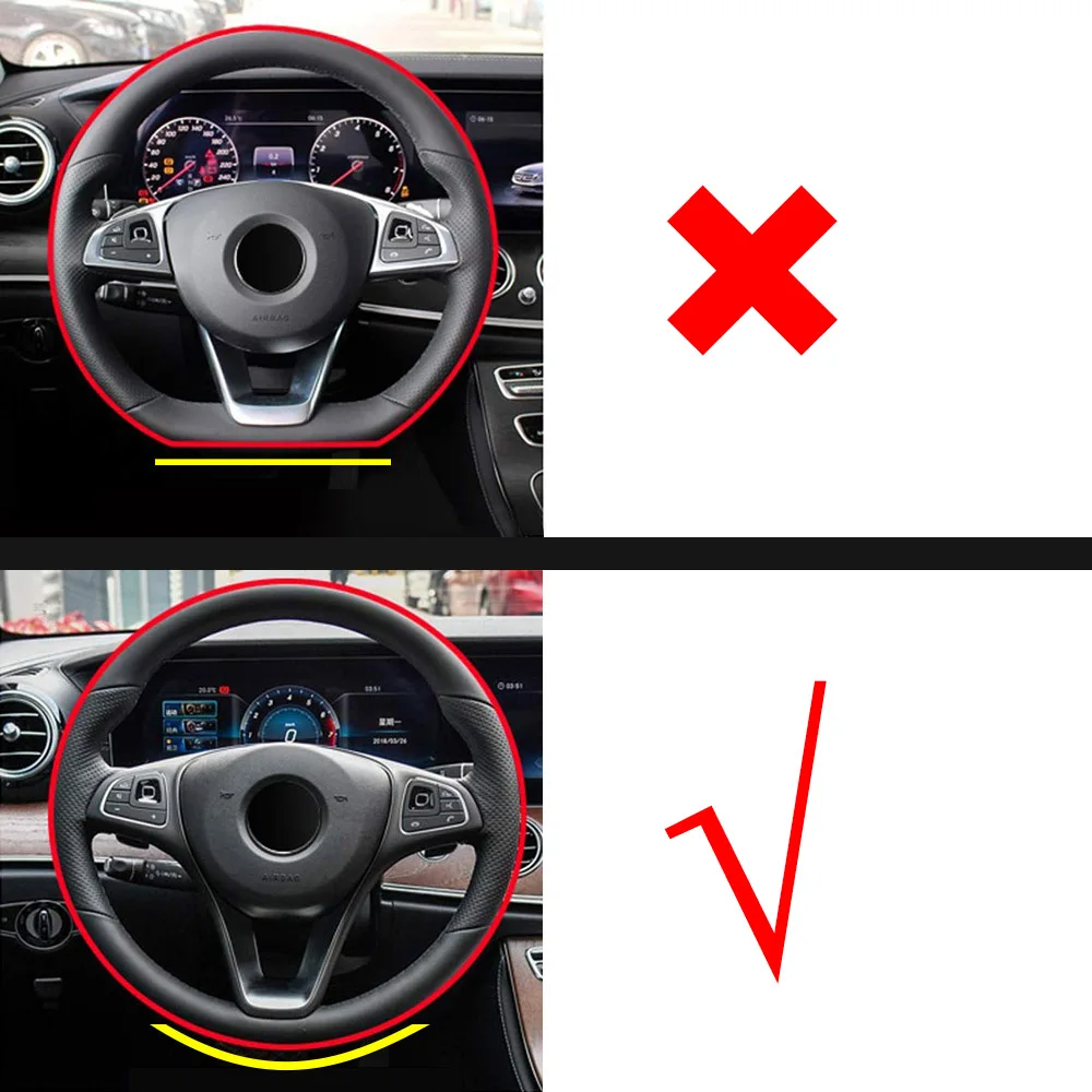 Накладка на руль из углеродного волокна для Mercedes Benz AMG W245 W246 W251 B180 B200 S350 W204 X166 X204