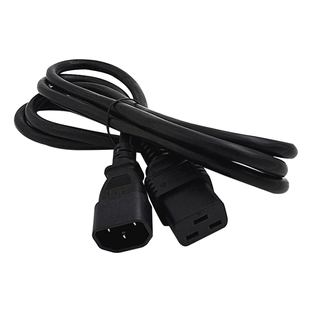 IEC320 C14 Plug To C19 10A To 16A UPS DATA AC Power Adapter Cable