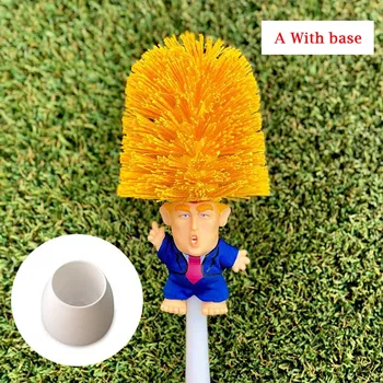 

1 Pcs Donald Trump Toilet Bowl Brush Funny Gag Gift Toilet Great Again UND Sale
