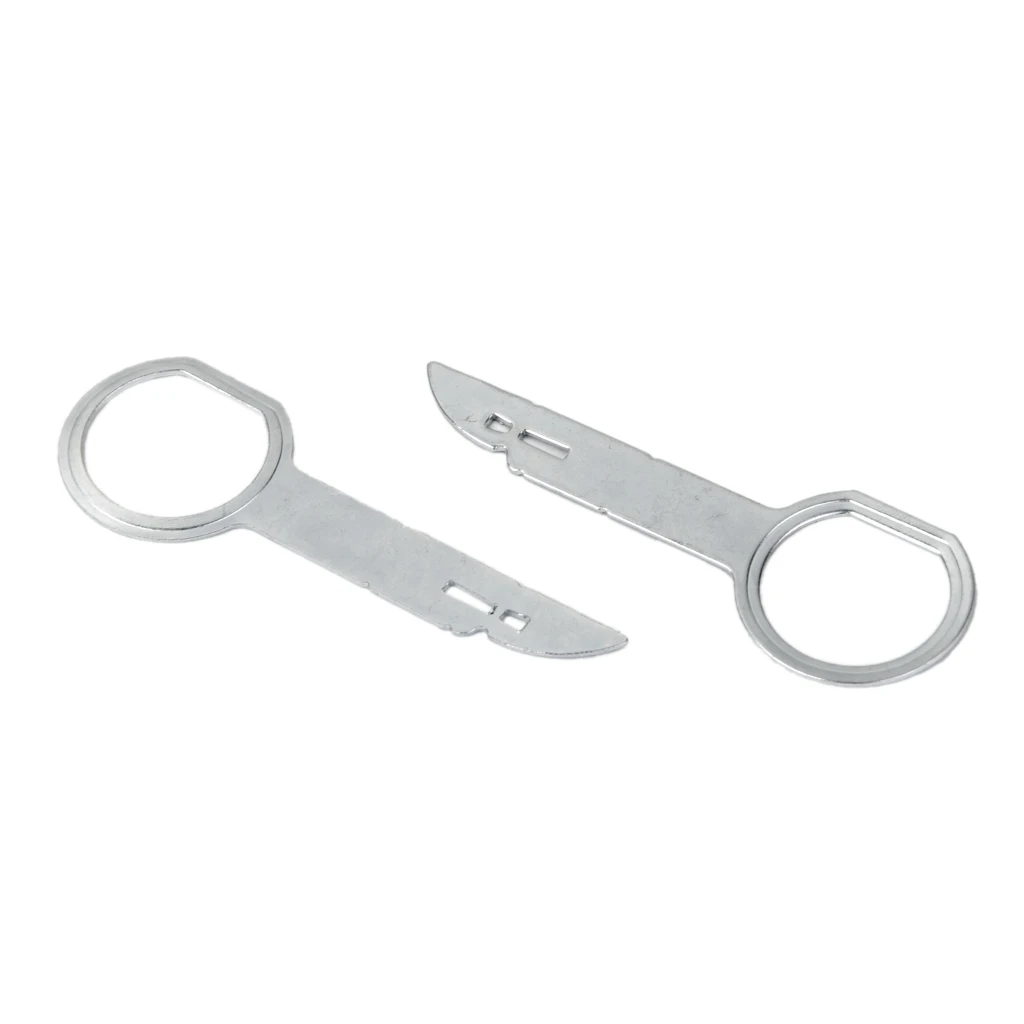 2PCS Auto Radio Removal Key Tool, Radio Removal Tool for Porsche,VW, Mercedes& Audi