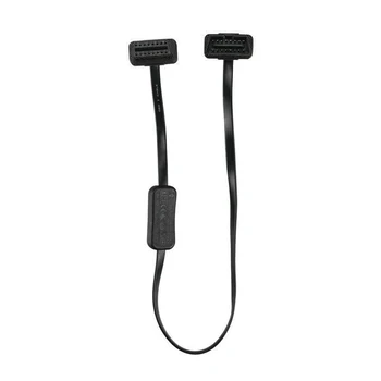 

OBD2 Extension Cable ON/OFF Connector Adaptor Diagnostic Tools Automotive