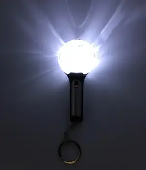 

1pcs Creative LED Flashlight Light Mini Bulb Lamp Lightstick Keychain Hanging Pendant for Fans Vocal Concert Collection