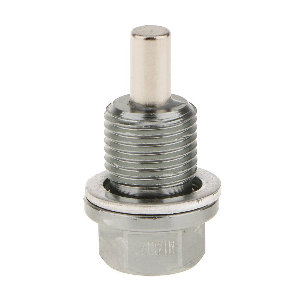 14X1.25 Anodized Magnetic Engine Oil Pan/Transmission Drain Plug Titanium