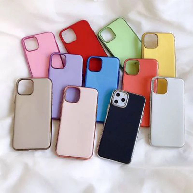 For iPhone 11 Pro Max Cases Luxury Plating Tpu Soft Silicone Phone Case Cover Fundas for Xs XR XS 7 8 6 6S Plus |