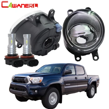 

Cawanerl For Toyota Tacoma 2012 2013 2014 2015 2016 Car Accessories Fog Light Assembly Lampshade + H11 LED / Halogen Bulb 12V