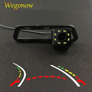 

HD Wireless Car CCD Rear Camera Fisheye 4 8 12 led dynamic Night Vision bracket waterproof For Nissan Tiida 2011 2012 2013 2014