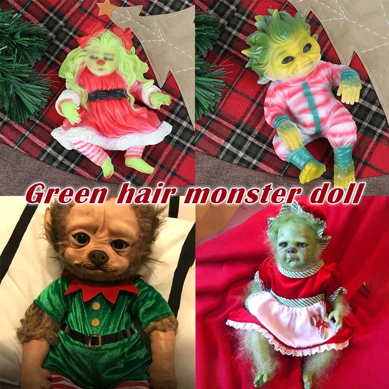 reborn baby grinch doll