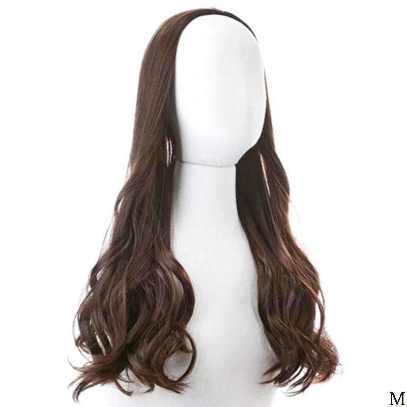 wavy half wig