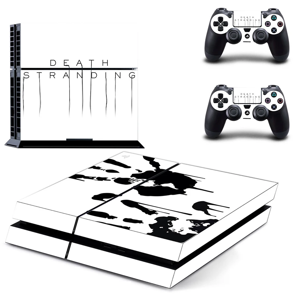 Наклейки для PS4, Death Stranding наклейки из игры Набор для sony Playstation 4 консоль и два контроллера виниловые наклейки