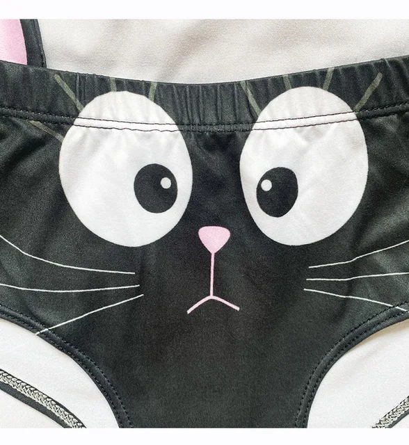 Poetesant Pocket Pet Thong for Women Cute Cat Low Waist Underwear Panties  3D Print Cat Seamless Sexy T-Back Thong, Cow Print, Small : :  Clothing, Shoes & Accessories