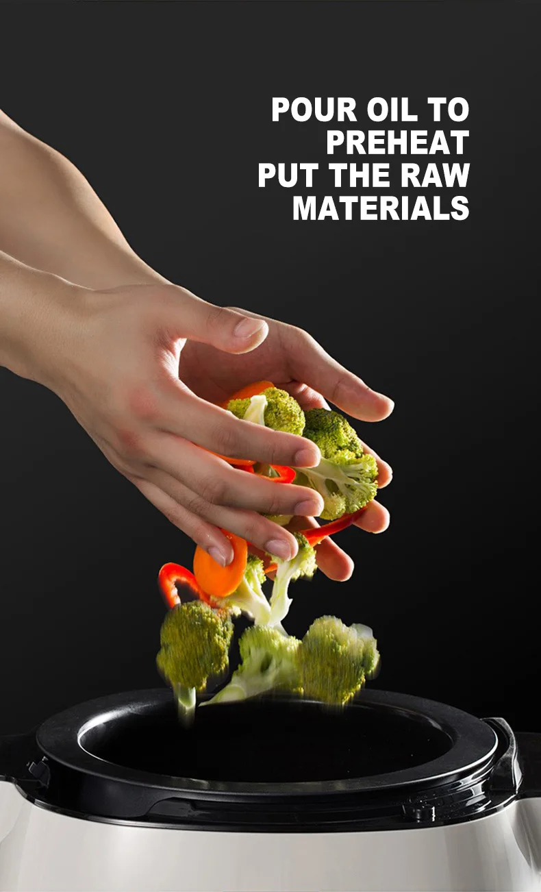 Description Picture 4 of itemHousehold Cooking Machine Fully Automatic Cooking Wok Commercial Intelligent Cooking Robot