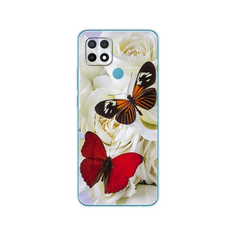 OPPO A15 Case For OPPO A15S Back Silicon Soft TPU Phone Cover For OPPOA15 CPH2185 A 15 S CPH2179 Bumper 6.52" Fundas Shell