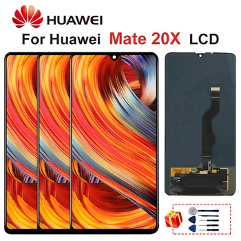 

7.2" Original For Huawei Mate 20X Display Touch Screen Display Digitizer Assembly Parts With Frame For Mate 20X LCD Screen