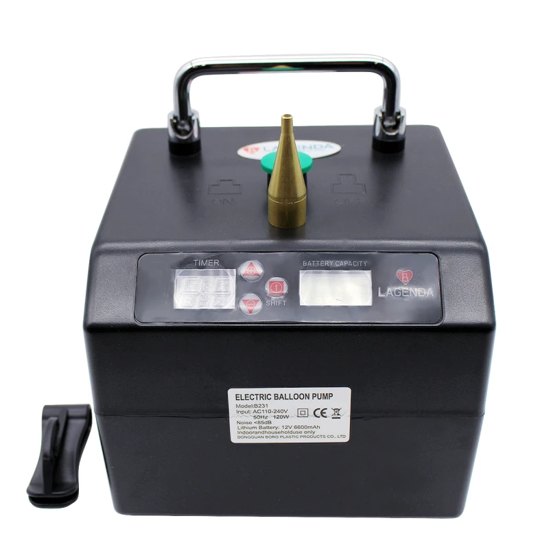 

NEW B231 Lagenda Twisting Modeling Balloon Inflator with Battery Digital Time and Counter Electirc Balloon Pump