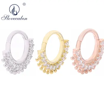 

Slovecabin 100% 925 Sterling Silver Big Bright Crystal Hoop Huggies Earrings For Women Party Luxury Clear Zircon Earring Jewelry