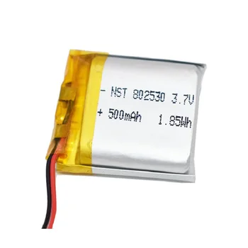 

3.7V 700mAH 802530 Polymer lithium ion / Li-ion battery for TOY POWER BANK GPS mp3 mp4