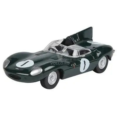 jbdc559gna jaguar модель а/м ягуар d-type тем.зеленый 1:76