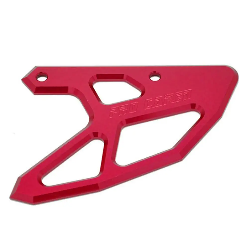 CNC красный задний тормозной диск Крышка для Honda CR125R/250R CRF250R CRF450R CRF250X CRF450X защита тормозов для мотоцикла для Honda - Цвет: Красный