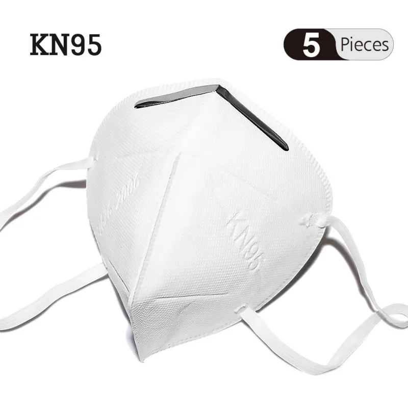 

5pcs N95 Mask KN95 Respirator mascarillas de proteccion tapabocas PM2.5 Anti-Dust Dust Mask Protective Mouth Masks mascarillas