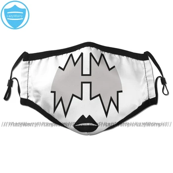 

Kiss Mouth Face Mask Ace Frehley From KISS Band Spaceman Makeup Facial Mask Kawai Funny with 2 Filters for Adult