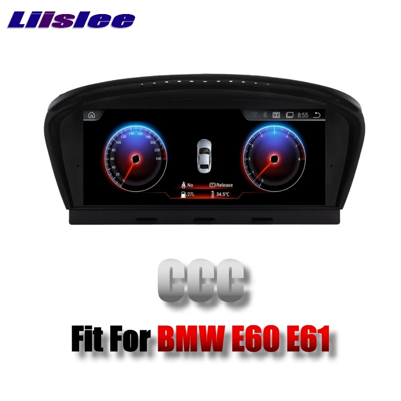 Для BMW 5 Series E60 E61 CCC System 2003 ~ 2007 LiisLee Мультимедиа GPS аудио Hi Fi Радио стерео для EVO ID7