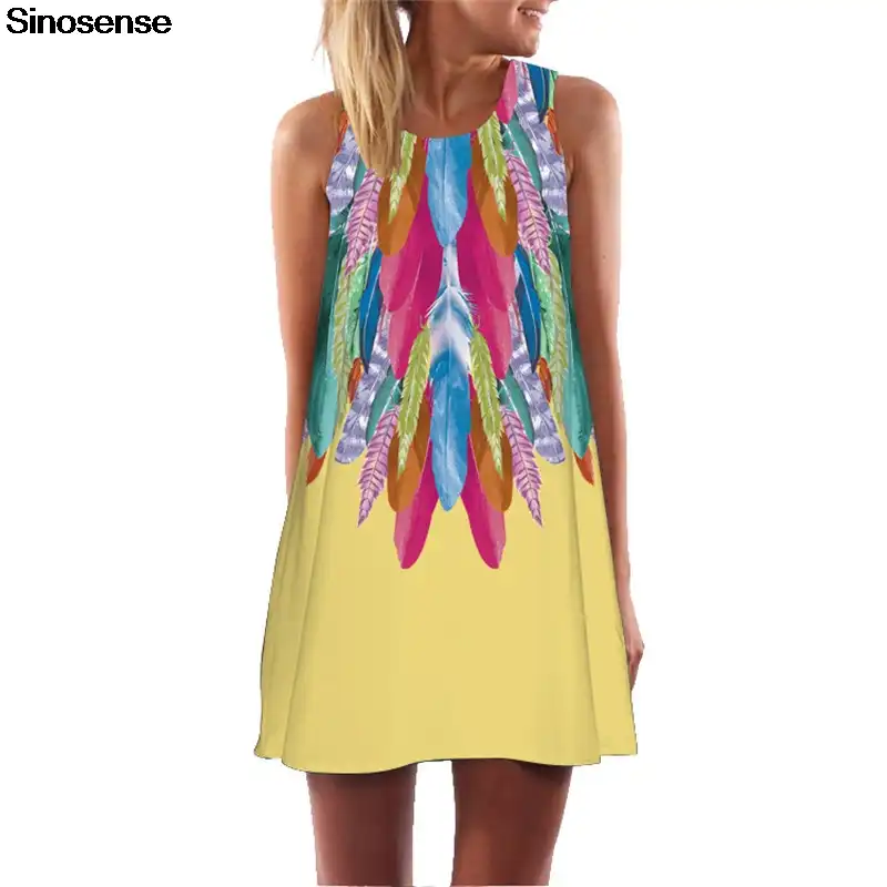 vintage feather dress